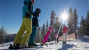 Skiareál Lipno - den na lyžích