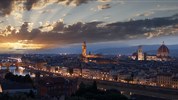 Předvánoční Florencie a světelný betlém
